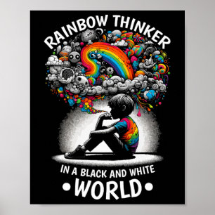 Affiche Audhd Autisme Adhd Spectre Autiste Neurodiversité