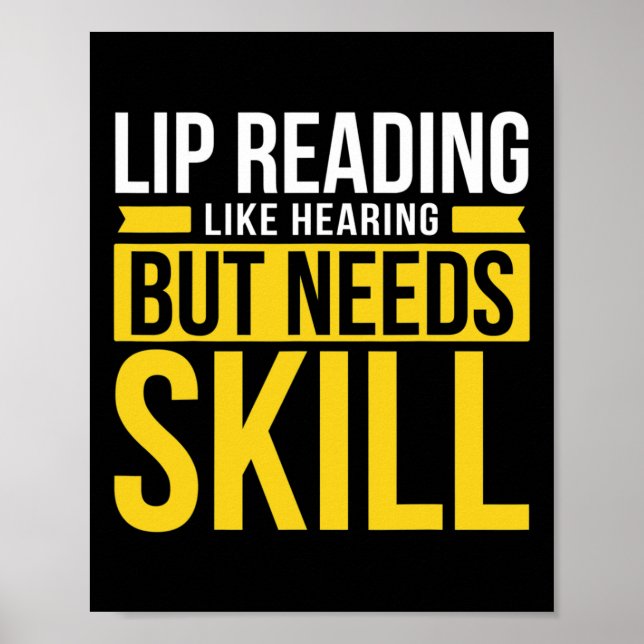 Affiche Audience - Sourd - Incapable D'Entendre - Sensibil (Devant)