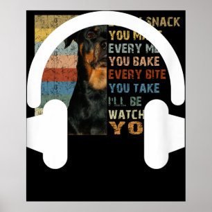 Affiche Audio Engineer Audiophile Dj Music Lover casque