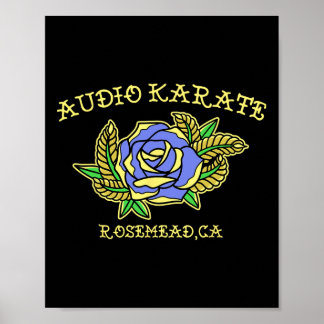 Affiche Audio Karaté Traditionnel Rosemead 