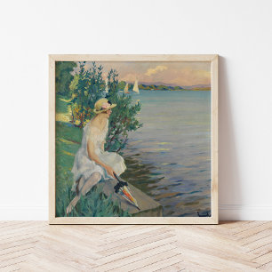 Affiche Auf der Seemauer   Edward Cucuel