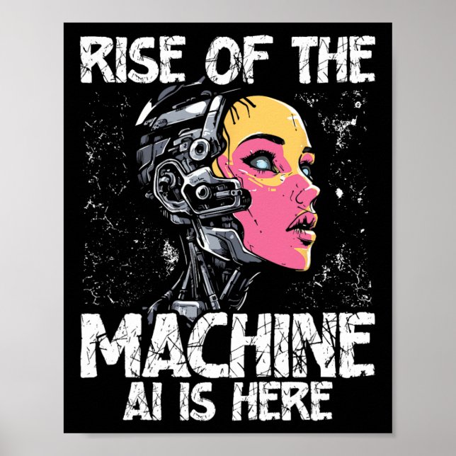 Affiche Augmentation De La Conception Hybride De Robot Hum (Devant)