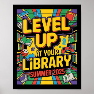 Affiche Augmentez Vos Compétences À La Bibliothèque Été 20