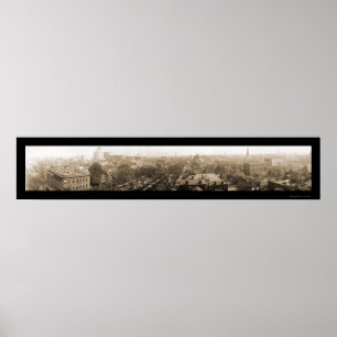 Affiche Augusta, GA Skyline Photo 1918