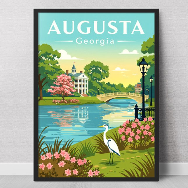 Affiche Augusta Georgie vintage (Créateur téléchargé)