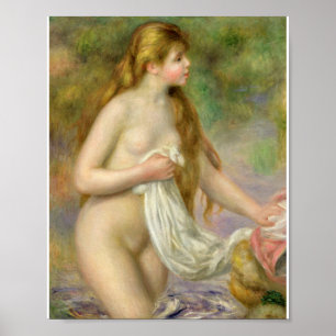 Affiche Auguste Renoir - Bather With Long Hair