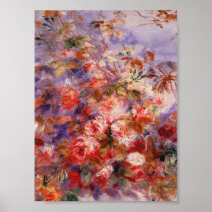 Affiche Auguste Renoir - Roses Par La Fenêtre