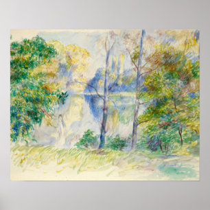 Affiche Auguste Renoir - vue d'un parc