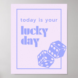 Affiche Aujourd'hui est votre jour de chance, Lucky, Lucki