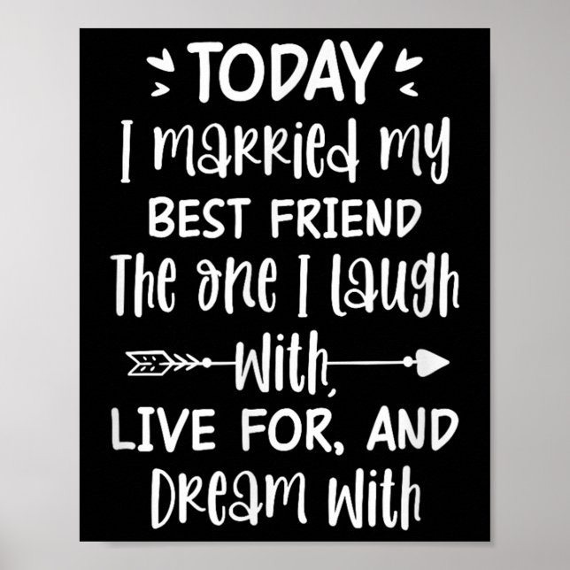 Affiche Aujourd'hui, j'ai épousé mon meilleur ami Mariage  (Devant)