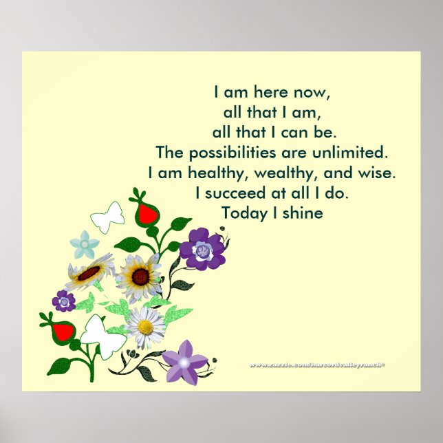 Affiche Aujourd'hui je brille (Devant)