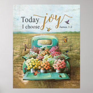 Affiche Aujourd'hui, je choisis Joy Hummingbird