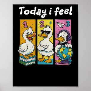 Affiche Aujourd'hui je me sens de retour à l'école pour l'