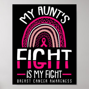 Affiche Aunts Combattre Est Ma Lutte Contre Le Cancer Du S