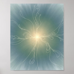 Affiche Aura botanique serène - Mur spirituel