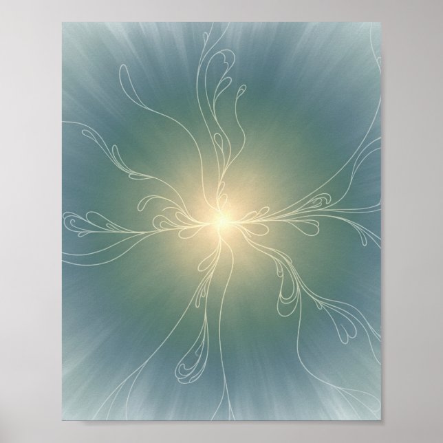 Affiche Aura botanique serène - Mur spirituel (Devant)