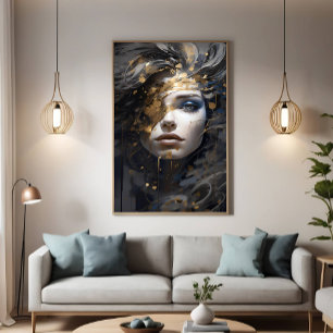 Affiche Aura dorée