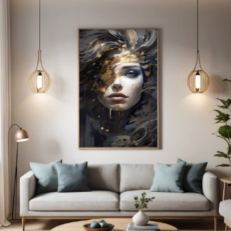 Affiche Aura dorée
