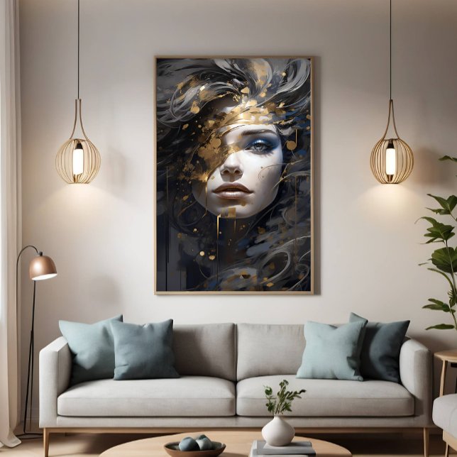 Affiche Aura dorée (Créateur téléchargé)