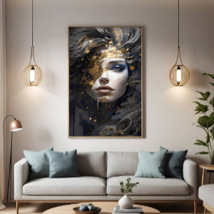 Affiche Aura dorée