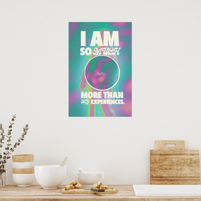 Affiche Aura Loi de l'Attraction Personnalisé (Cuisine)