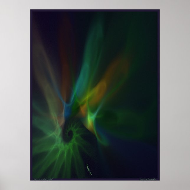 AFFICHE AURORA BOREALIS (Devant)