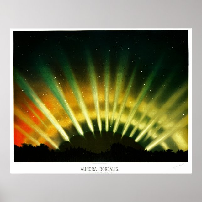 Affiche Aurora Borealis (Devant)