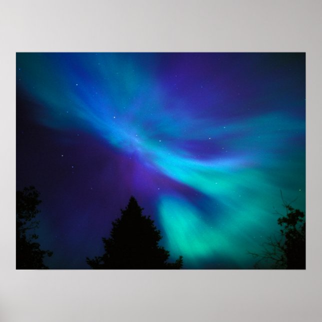 Affiche Aurora Borealis | Canada Ontario Sudbury (Devant)