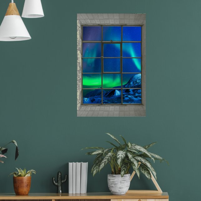 Affiche Aurora Borealis Feux (Salon 1)