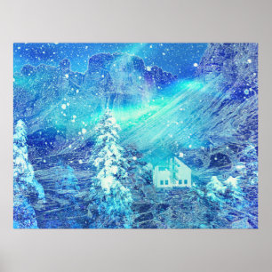 Affiche Aurora Dans Les Vallées