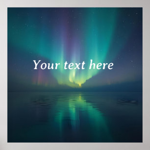 Affiche Aurora Dreams - Personnalisable Northern Lights Im