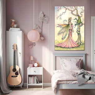 Affiche Aurora et la fée dragon Art par Molly Harrison