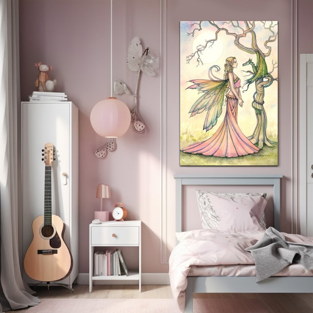 Affiche Aurora et la fée dragon Art par Molly Harrison (Créateur téléchargé)