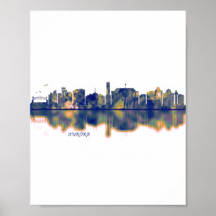 Affiche Aurora Skyline