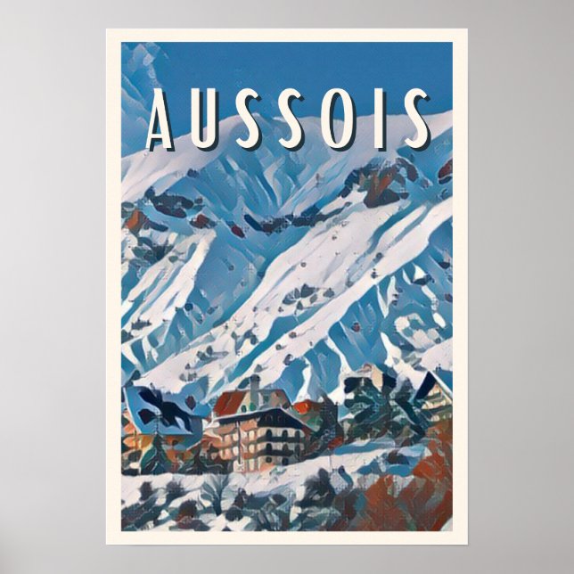 Affiche Aussois Station de ski (Devant)