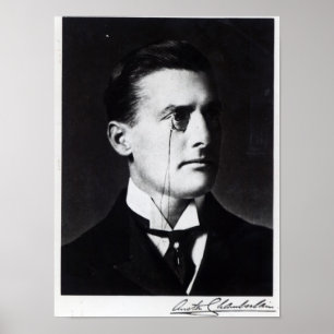 Affiche Austen Chamberlain