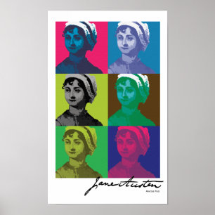 Affiche AustenPop -- Style de Jane Austen