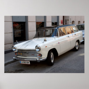 Affiche Austin A55 Cambridge