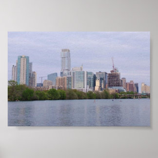 Affiche Austin Skyline