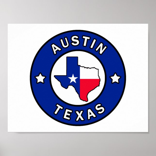 Affiche Austin Texas (Devant)