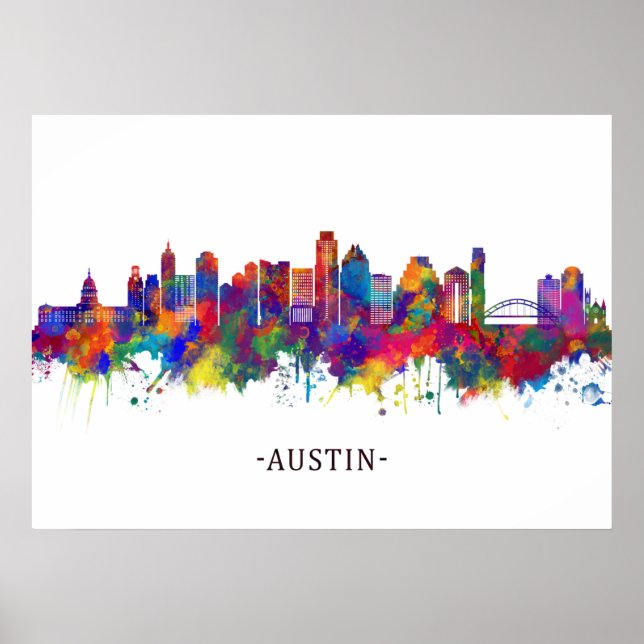 Affiche Austin Texas (Devant)