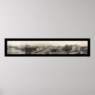 Affiche Austin, Texas Panorama Photo 1910