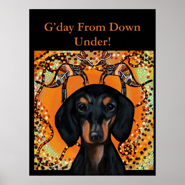 AFFICHE AUSTRALIA ART               (Devant)