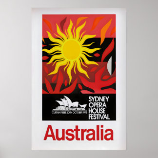 Affiche Australia, Sydney Opera House Festival  Vintage