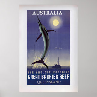 Affiche Australia, The Angler's Paradise, Great Barrier