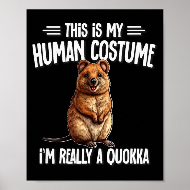 Affiche Australian Animal Quokka Shirts &amp; Hoodies Cute (Devant)