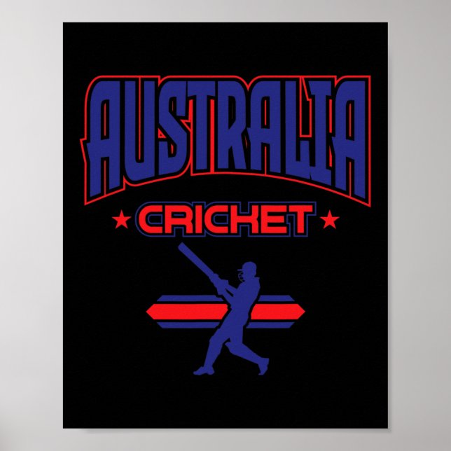 Affiche Australie Cricket 1  (Devant)