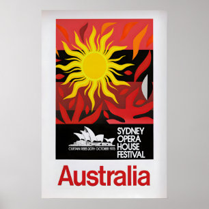 Affiche Australie, Festival de la Maison de l'Opéra de Syd