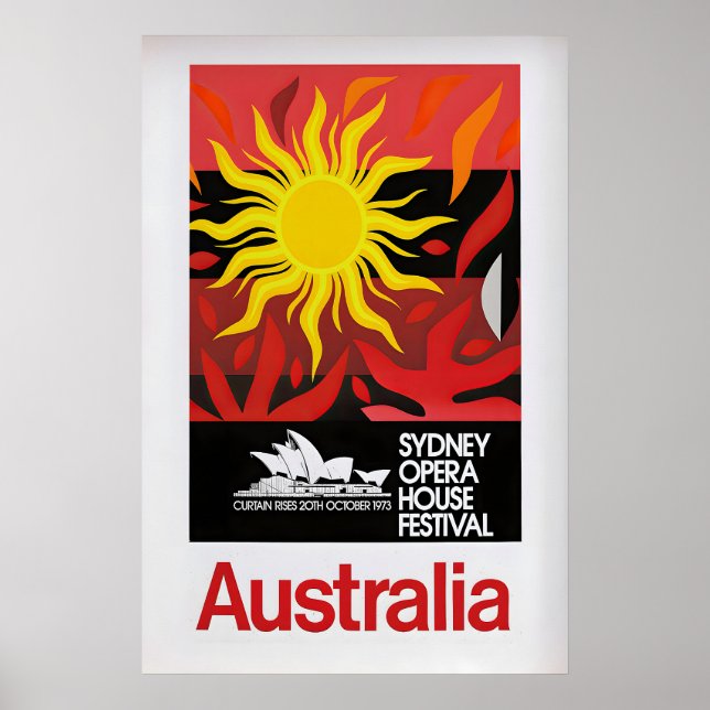 Affiche Australie, Festival de la Maison de l'Opéra de Syd (Devant)