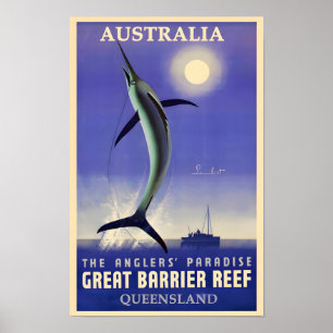 Affiche Australie Grande barrière de corail